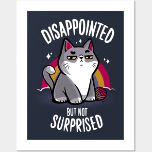 Angry Cat - Sarcastic rainbow - Funny meme Posters and Art